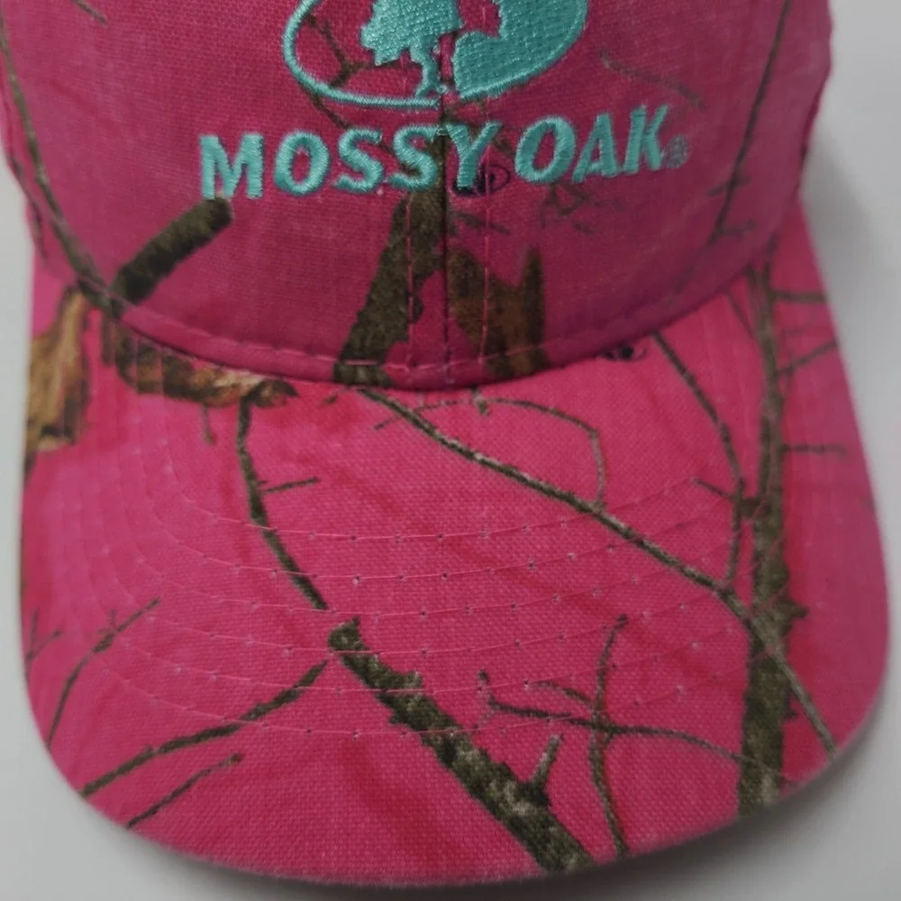 Women Mossy Oak Hat Adjustable Pink Camo‎ Hunt Fish Outdoors Tree Branch Print